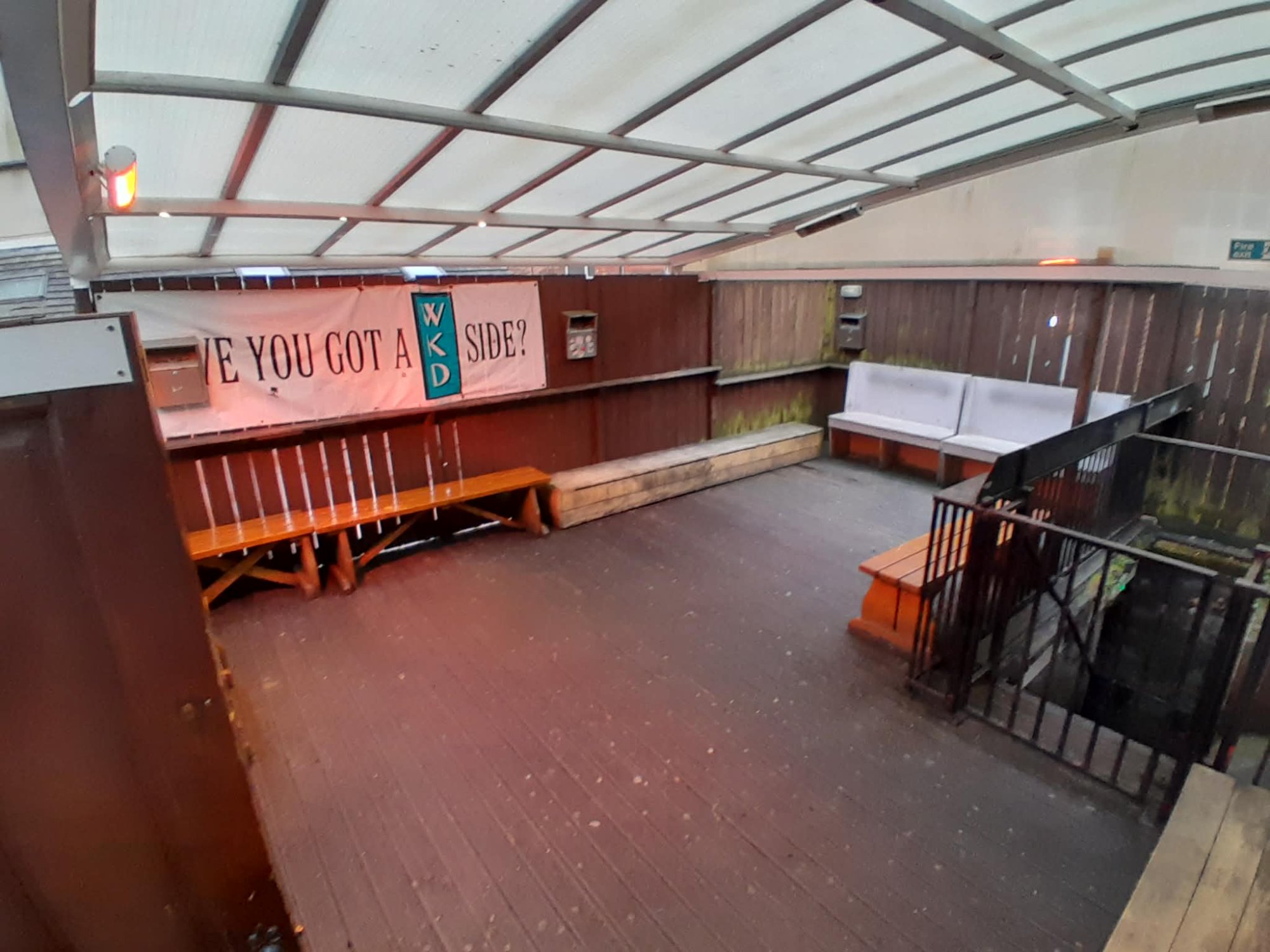 Smoking Area at The Outback